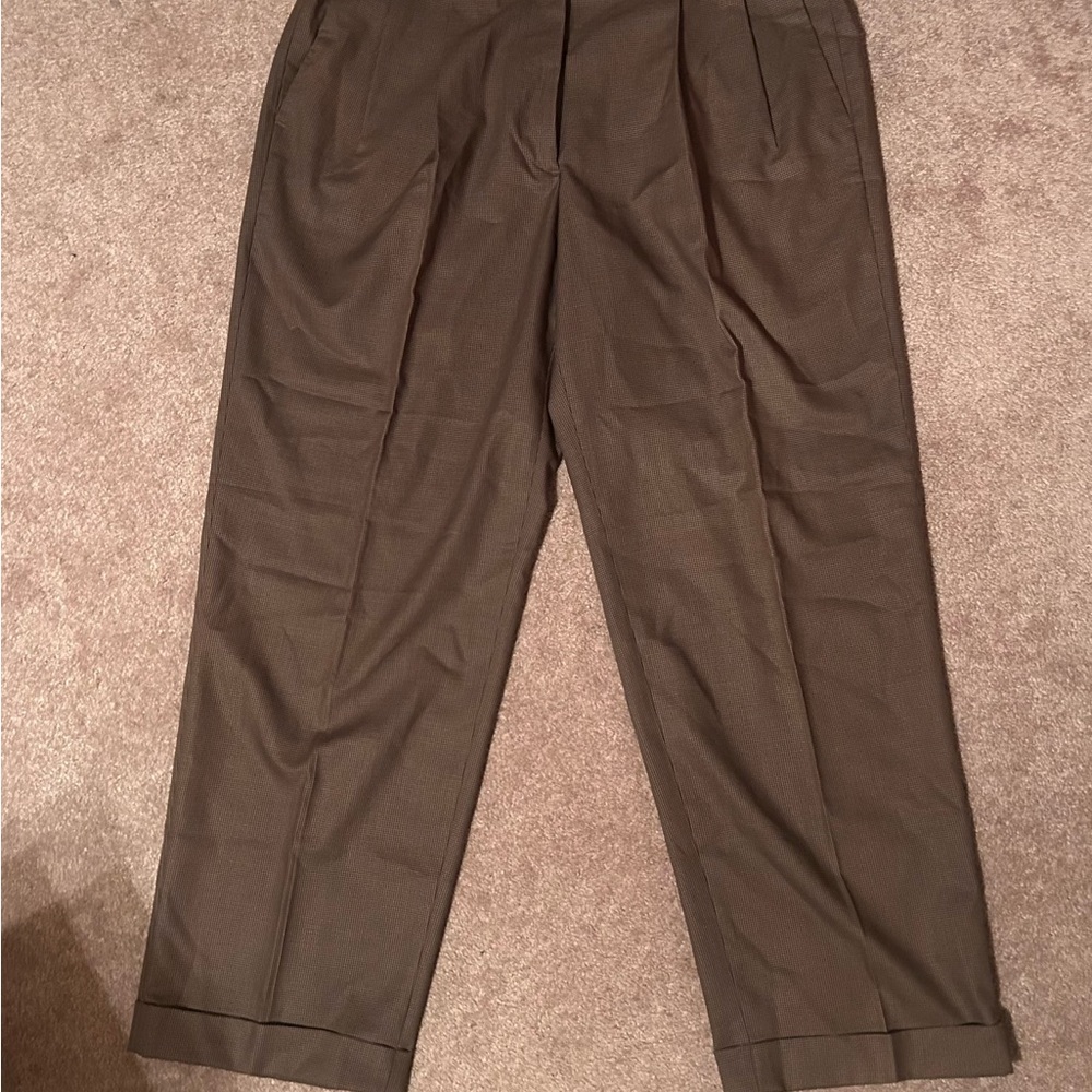 Essentials Men's Dark Brown Dress Pants